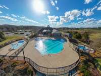 Check out this pool!! And hot tub!