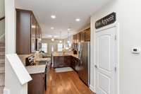 Love the pantry giving even more storage in the kitchen.