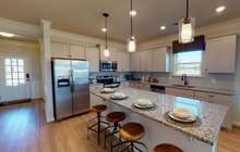 Spacious kitchen with HUGE island!