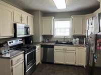 Kitchen with ss appliances