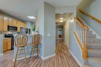 Wonderful flow of home. 3k buyer credit offered by the seller to go towards new carpet upstairs.  ** TRIM AROUND HOUSE IS FRESHLY PAINTED**  