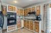 Plenty of cabinets in this kitchen