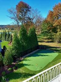 Putting Green from Upper Covered Porch