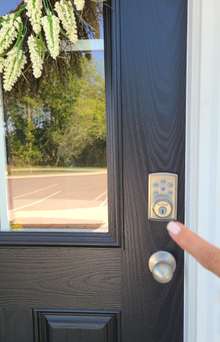 Each home comes with Keyless Entry.