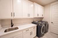 Another angle of the laundry room. 