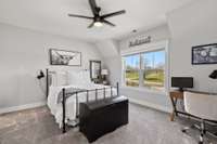 Another bedroom with a walk-in closet and attached is a Jack and Jill Bathroom shared with another bedroom. 