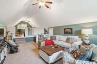 Bonus Room over garage.