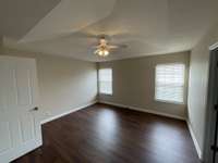 Spacious bedroom upstairs.  No need to worry about a messy bedroom when they are upstairs out of guests view.