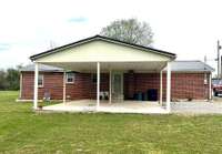 Large two-car carport.