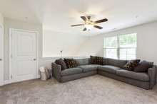 Super spacious loft area is perfect for relaxing or watching movies.