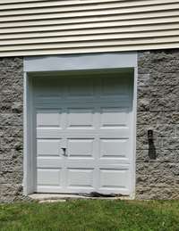 Great use of crawlspace for extra storage.