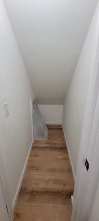 Extra storage under stairs