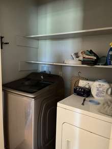 Laundry room- washer and dryer remain!