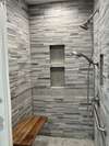 Awesome tiled walk in/roll in shower!