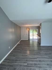 Great room looking into dining room!