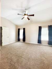 Large Owner's Suite with large walk in closet.