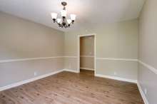 Durable LVP flooring throughout the entire home is brand new