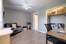 Second bedroom is spacious and shares a Jack and Jill bathroom with 3rd bedroom.