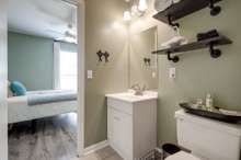 Shared Jack and Jill 2nd bathroom.