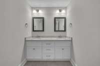 The third full bathroom with double vanities! 9998 Big Springs Rd  Christiana, TN 37037