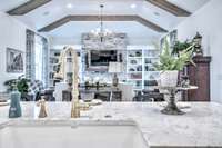 ALL Photos of Kingsbarn "Westchester" Model Home & for Representation Only. Model Showcases Structural & Designer Customizations & Upgrades. All Colors, Material, Finishes, Options & Upgrades Will Vary Based on Buyers Selections & Customizations.