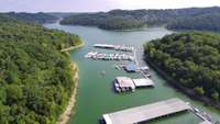 View of Hidden Harbor marina. Just a short ride on a golf cart to the marina or take a nice walk!