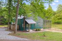 garden house with stalls