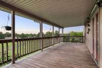 Large Front Porch overlooking entire Property