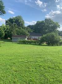 View of back yard area