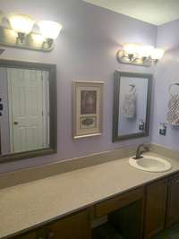 Vanity area in master suite