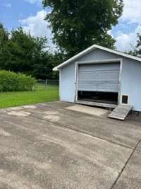 Garage that still needs some work