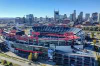 Nissan Stadium situated a short distance away.