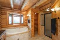 Separate Shower and Spa tub