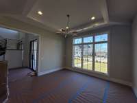 Study with lots of natural light off of Foyer. *this home is under construction Photo taken 2/23/24