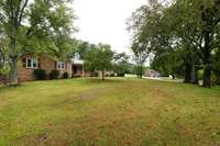 View from upper end of the property toward the street. Very nice lot!