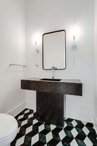 Stunning powder room