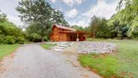 barn on same property but can have privacy from cabin if so desired