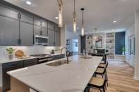 Gorgeous quartz countertops