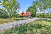 THE GUEST HOUSE -- This 2,200 SF Log Home Sits On 10 Acres Overlooking a Pond and Rolling Pastures.   It's GORGEOUS!