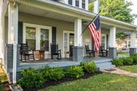 Can you think of a better way to relax? Sit out on this porch and rock the stress away!