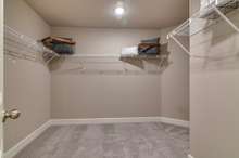 The closet for the secondary master suite is absolutely massive!