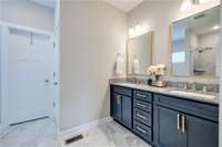 Your handsome Gentleman's Height Double Vanity!  * MARKETING PHOTO OF PREVIOUSLY-BUILT LAFAYETTE to give you a feel for each furnished space *