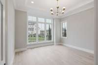 Guest Bedroom with ensuite Located on the main level with lots of natural light.