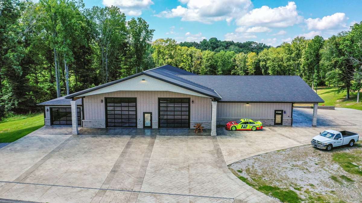 The third building on the property is a first-class commercial-sized shop.