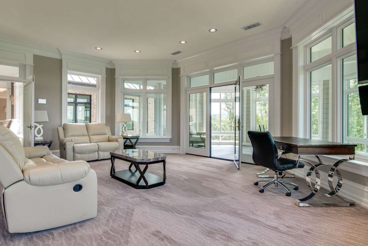 Each of the guest bedrooms have large sitting/lounge areas.