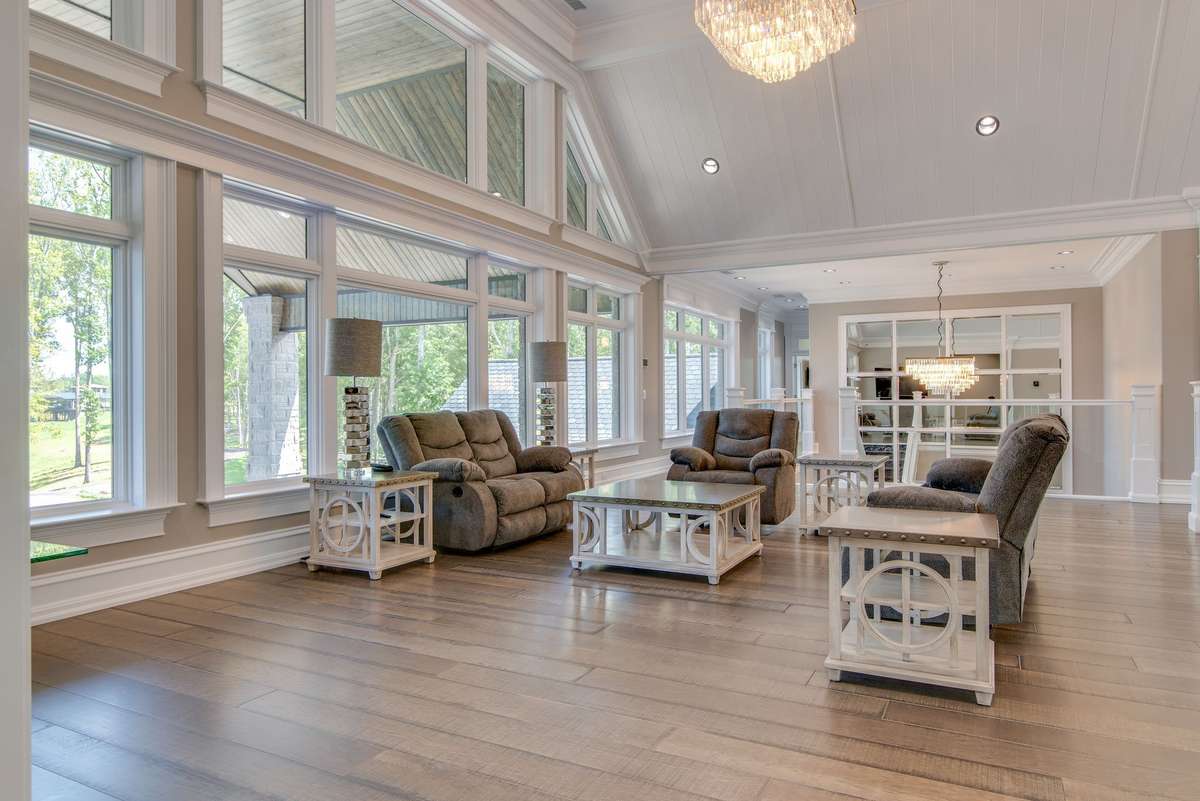As with the first floor, there are multiple sitting/lounge areas for relaxing with family and guests.