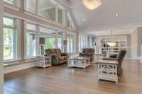 As with the first floor, there are multiple sitting/lounge areas for relaxing with family and guests.