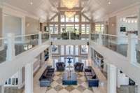 This design gives the impression of a palatial resort.