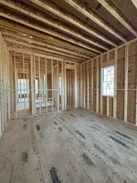 View of Extra Large Primary Closet  *this home is under construction  Photo taken 1/11/24