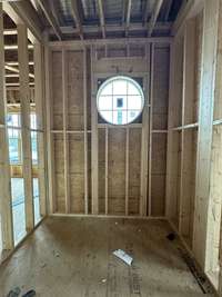 View of Guest suite walk-in closet *this home is under construction Photo taken: 1/8/24